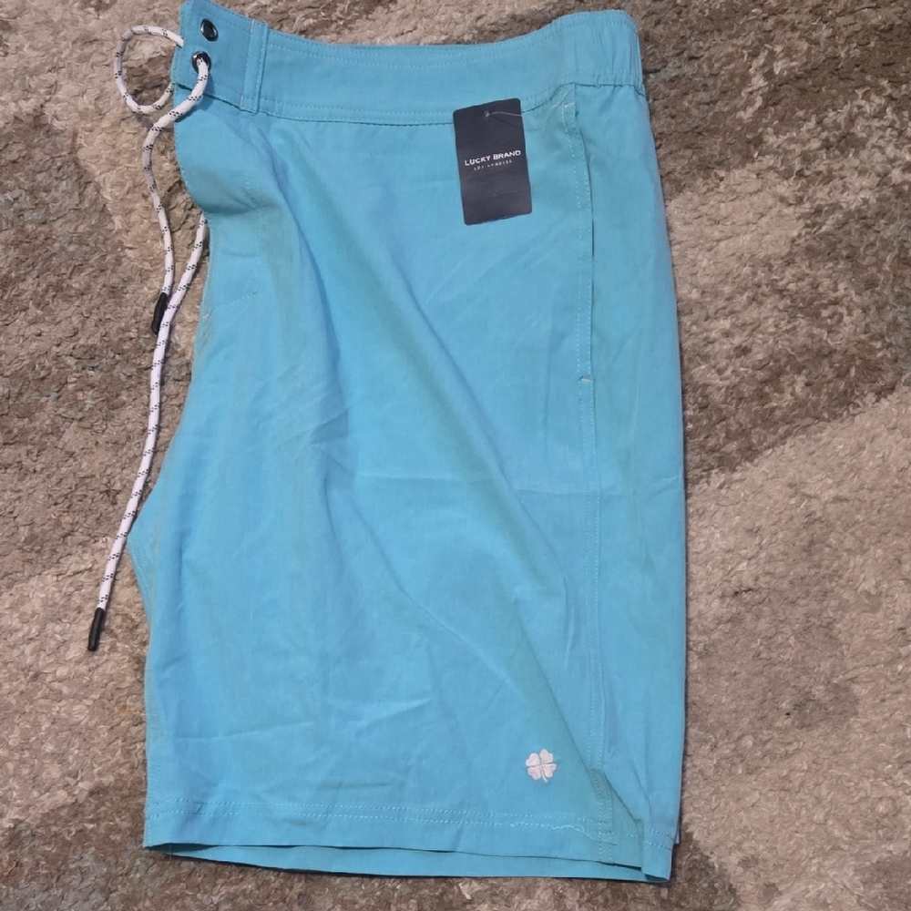 Lucky Brand Blue Board Shorts Swimwear